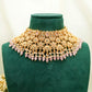 Light Pink Party Set - Choker Jewellery Set – Mehndi Necklace Set with Earrings and Tikka