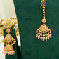 Light Pink Party Set - Choker Jewellery Set – Mehndi Necklace Set with Earrings and Tikka