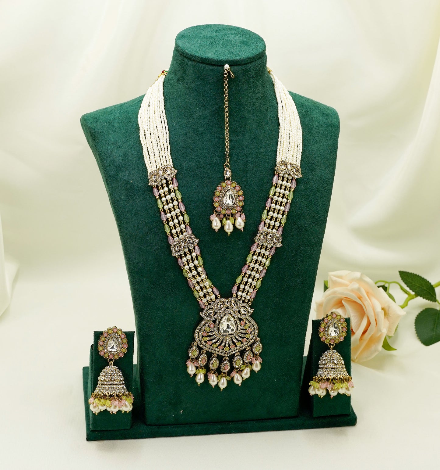 Multi Kundan Set  – Kundan Jewellery Necklace Set