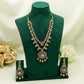 Gold/White Party Set - American Stone Jewellery Set – Necklace Set with Earrings