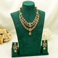 Gold Party Set - American Stone Jewellery Set – Necklace Set with Earrings