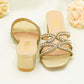 Party Heels – Crystal-Embellished Block Sandals for Weddings, Receptions & Formal Wear - CC05