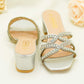 Party Heels – Crystal-Embellished Block Sandals for Weddings, Receptions & Formal Wear - CC05