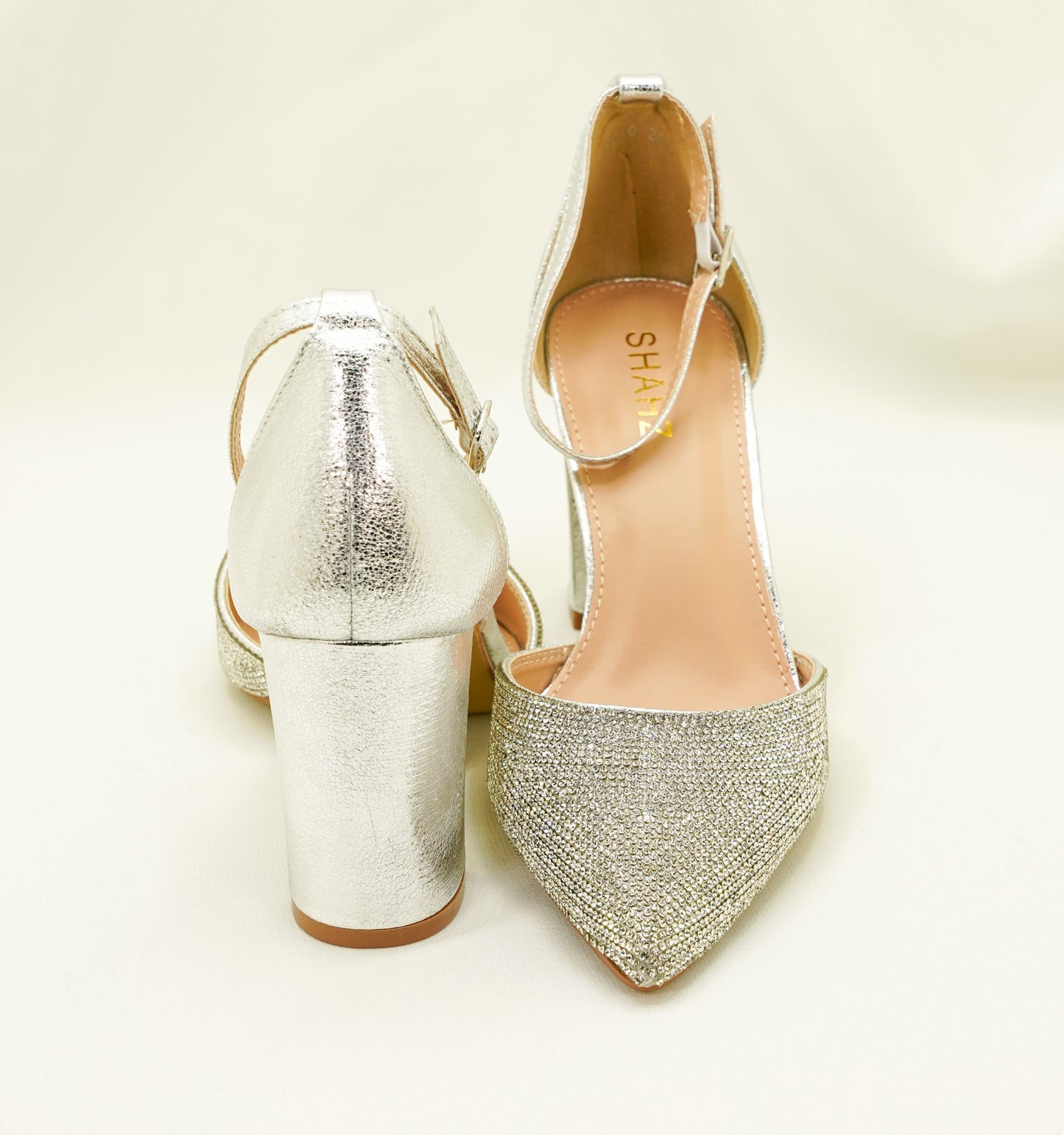 JJ10 Silver - Party & Wedding Heels – Strappy Spiral Ankle Sandals for Weddings, Party & Special Events