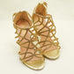 KV714 - Party & Wedding Heels – Strappy Spiral Ankle Sandals for Weddings, Party & Special Events