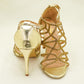 KV714 - Party & Wedding Heels – Strappy Spiral Ankle Sandals for Weddings, Party & Special Events