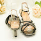 KV715 - Party Heels – Strappy Spiral Ankle Sandals for Weddings, Party & Special Events