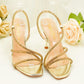 KV717 - Party Heels – Strappy Spiral Ankle Sandals for Weddings, Party & Special Events