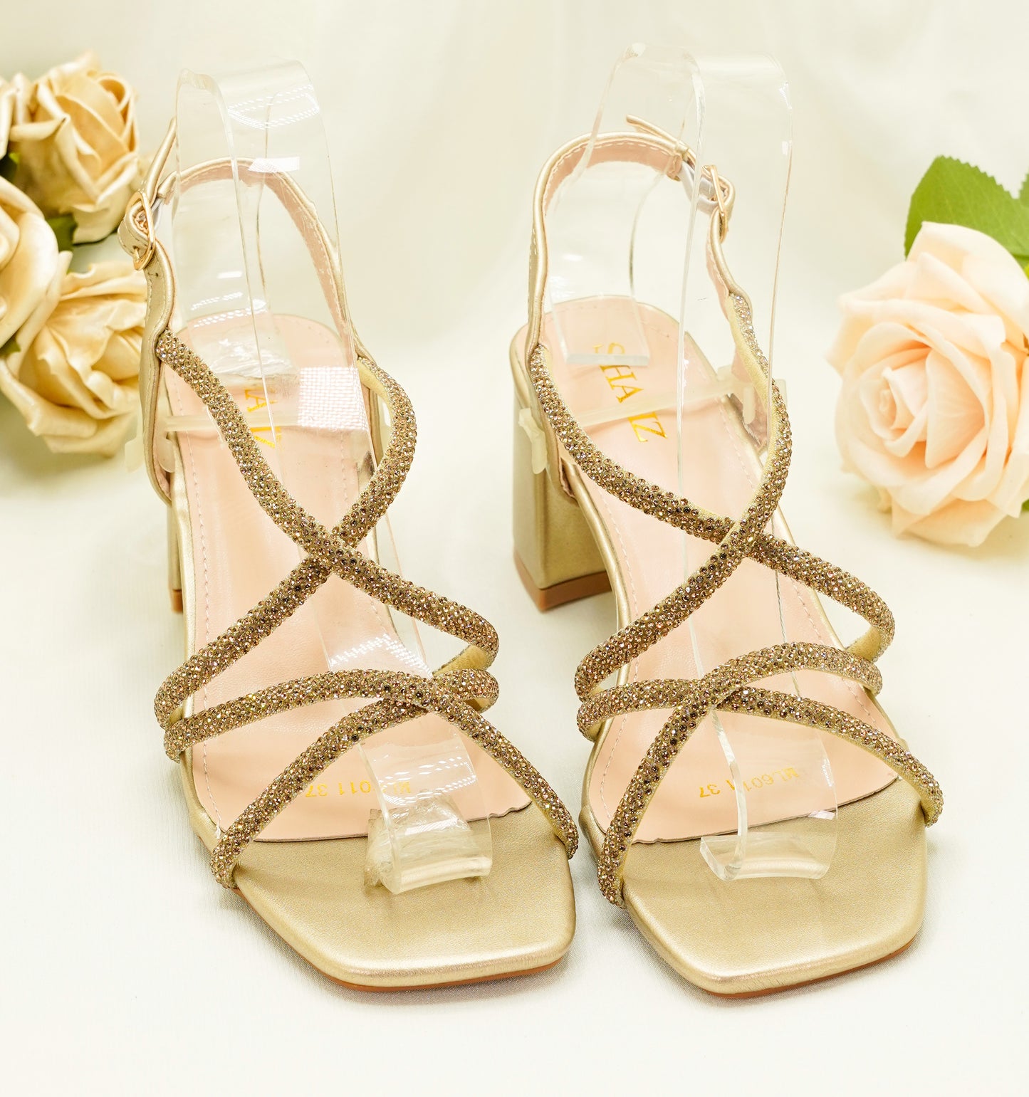 ML6011 - Party Heels – Study Block Style Sandals for Weddings, Party & Special Events
