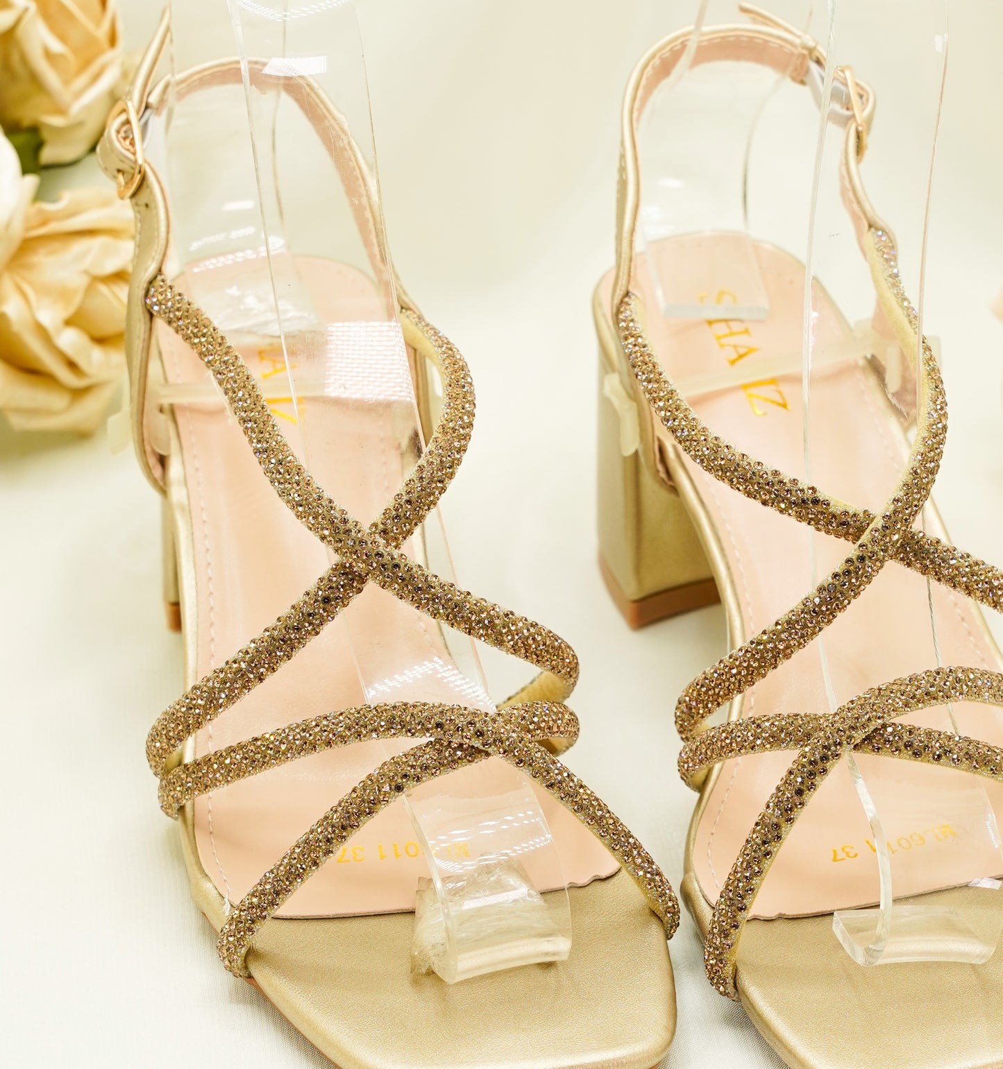 ML6011 - Party Heels – Study Block Style Sandals for Weddings, Party & Special Events