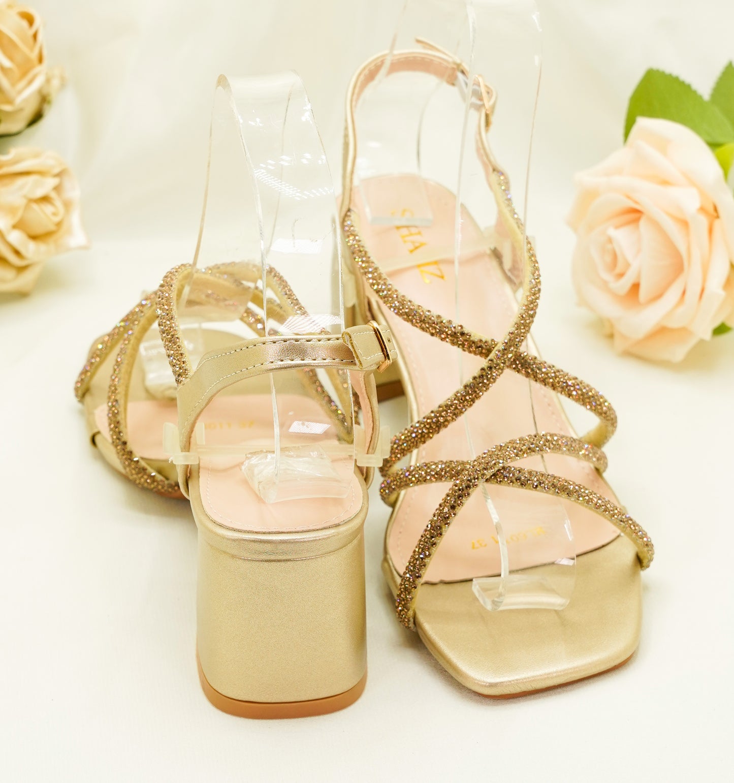ML6011 - Party Heels – Study Block Style Sandals for Weddings, Party & Special Events