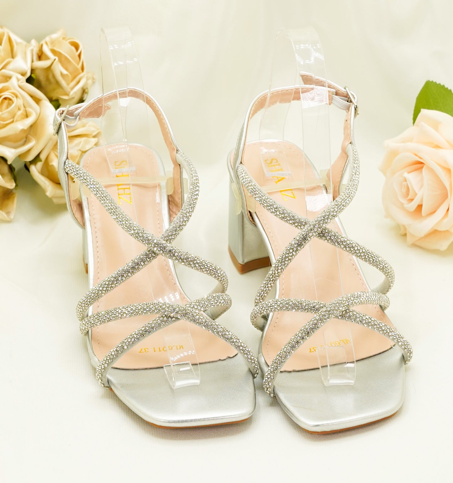 ML6011 - Party Heels – Study Block Style Sandals for Weddings, Party & Special Events