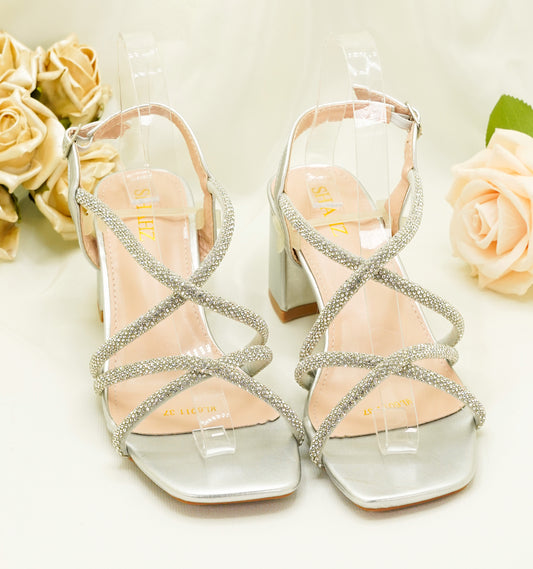 ML6011 - Party Heels – Study Block Style Sandals for Weddings, Party & Special Events