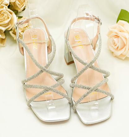 ML6011 - Party Heels – Study Block Style Sandals for Weddings, Party & Special Events
