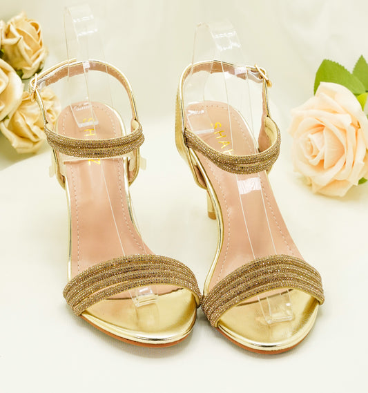 ML6019 - Party Heels – Strappy Spiral Ankle Sandals for Weddings, Party & Special Events