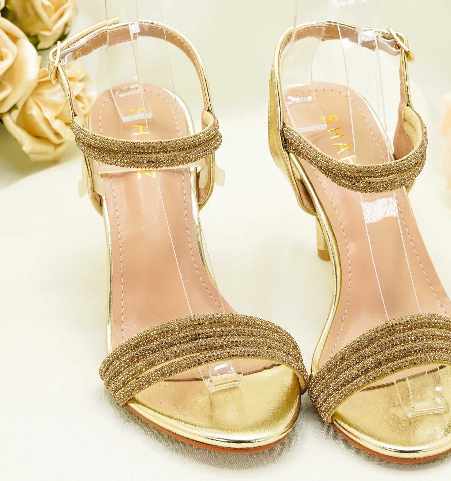 ML6019 - Party Heels – Strappy Spiral Ankle Sandals for Weddings, Party & Special Events