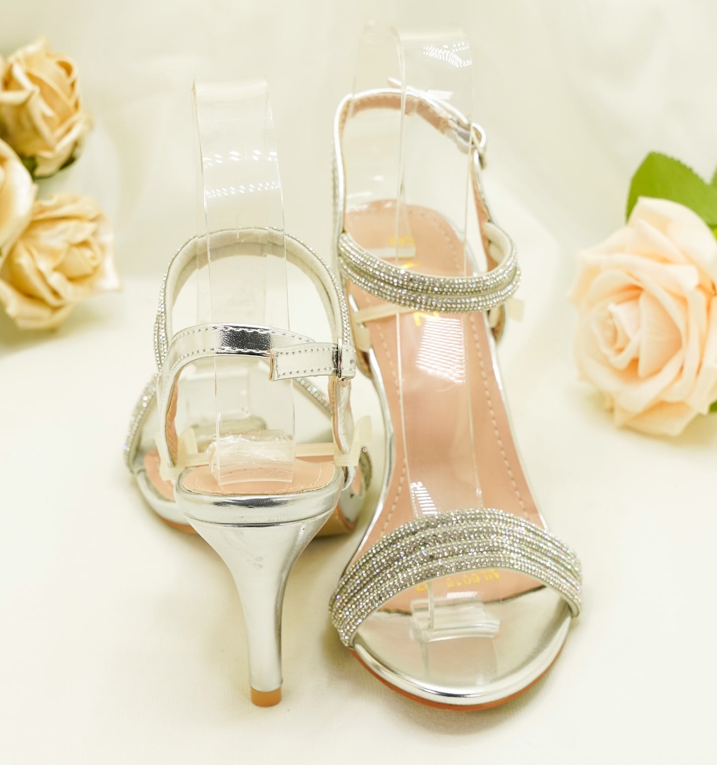 ML6019 - Party Heels – Strappy Spiral Ankle Sandals for Weddings, Party & Special Events