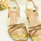 ML6020 - Party Heels – Strappy Spiral Ankle Sandals for Weddings, Party & Special Events