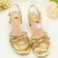 ML6020 - Party Heels – Strappy Spiral Ankle Sandals for Weddings, Party & Special Events