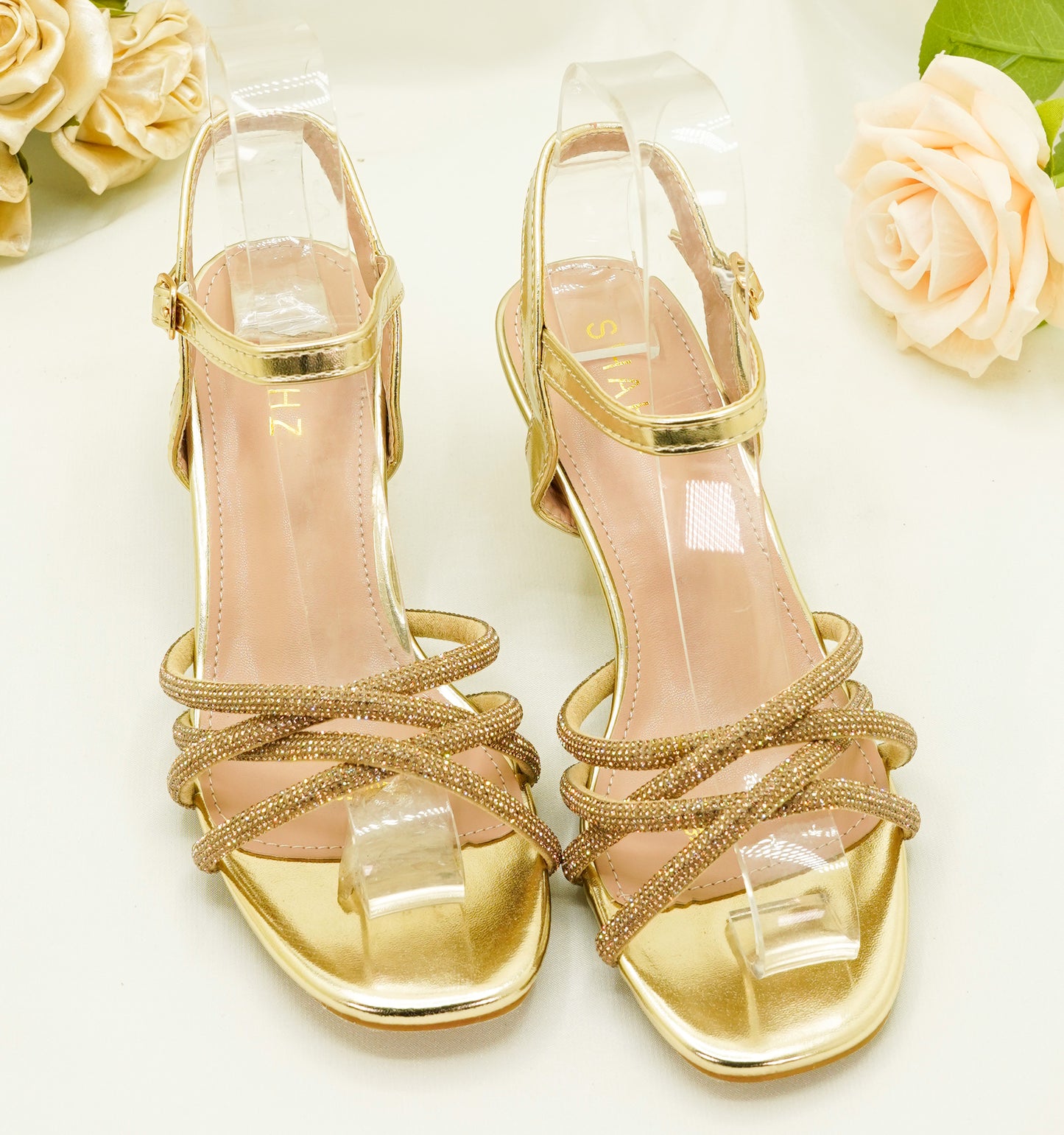 ML6020 - Party Heels – Strappy Spiral Ankle Sandals for Weddings, Party & Special Events