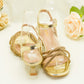 ML6020 - Party Heels – Strappy Spiral Ankle Sandals for Weddings, Party & Special Events