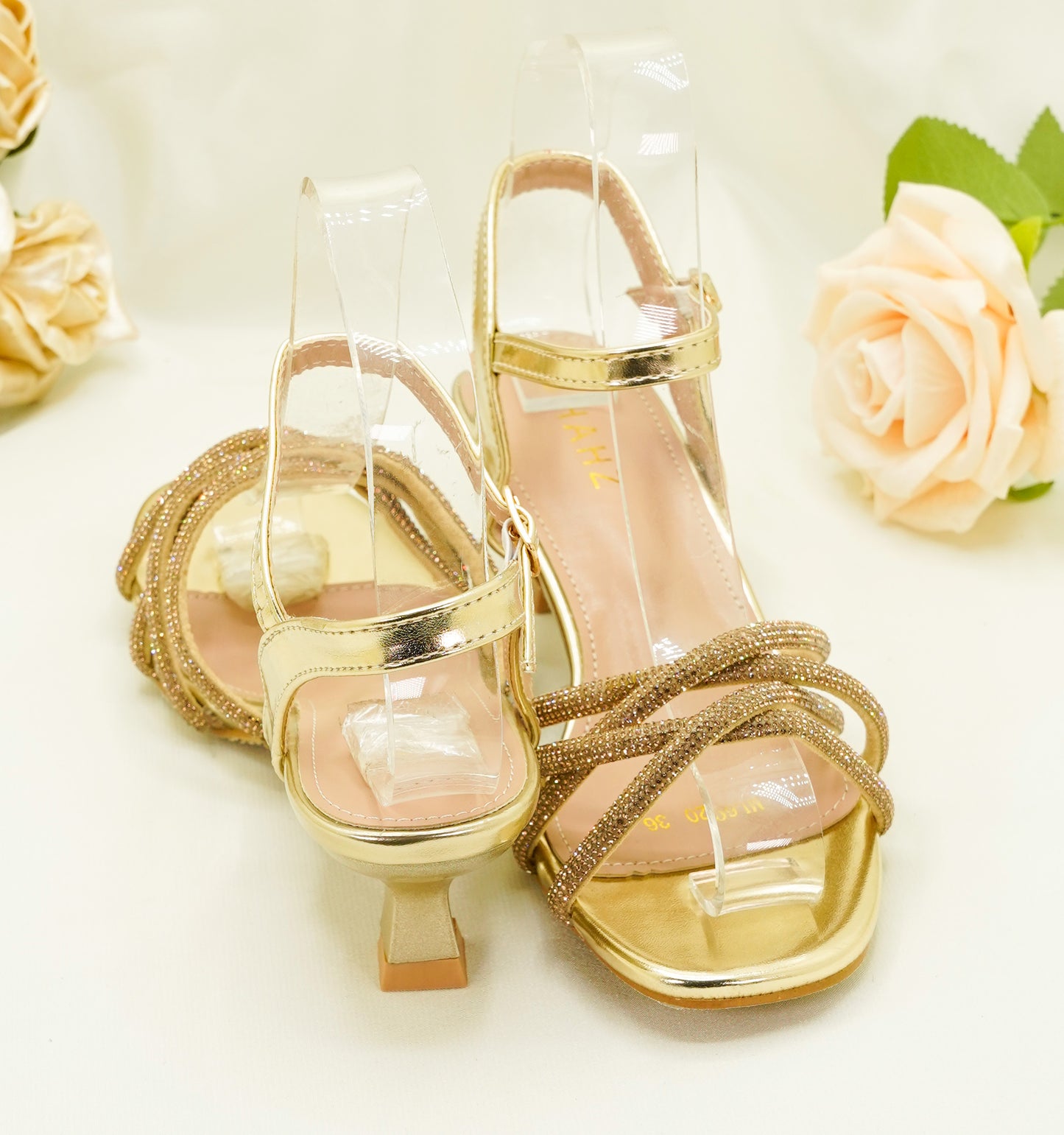ML6020 - Party Heels – Strappy Spiral Ankle Sandals for Weddings, Party & Special Events