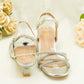 ML6020 - Party Heels – Strappy Spiral Ankle Sandals for Weddings, Party & Special Events