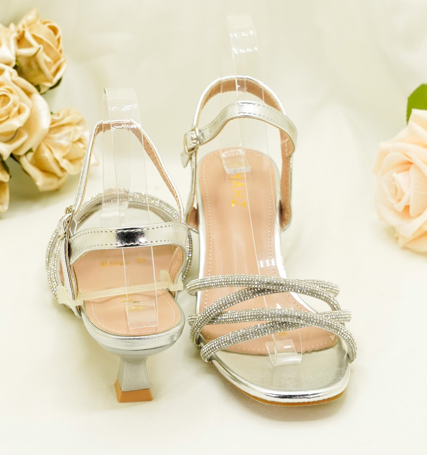 ML6020 - Party Heels – Strappy Spiral Ankle Sandals for Weddings, Party & Special Events