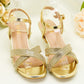 ML6021 - Party Heels – Low, Block Heel Sandals for Weddings, Party & Special Events