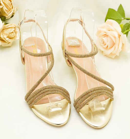 ML9016 - Party Heels – Study Block Style Sandals for Weddings, Party & Special Events
