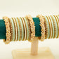 Soft Mint Bangles Set – Bridal & Party Bangles Set (2 Sets)