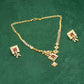Square Gold Plated Necklace Set - Jewellery Necklace Set